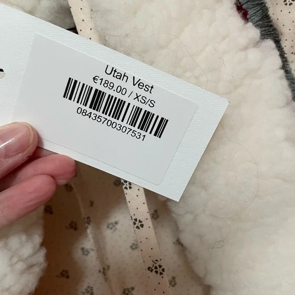 NWT JoSephine Utah Cream Cotton Vest - Sz XS/S (no flaws) - Picture 4 of 13